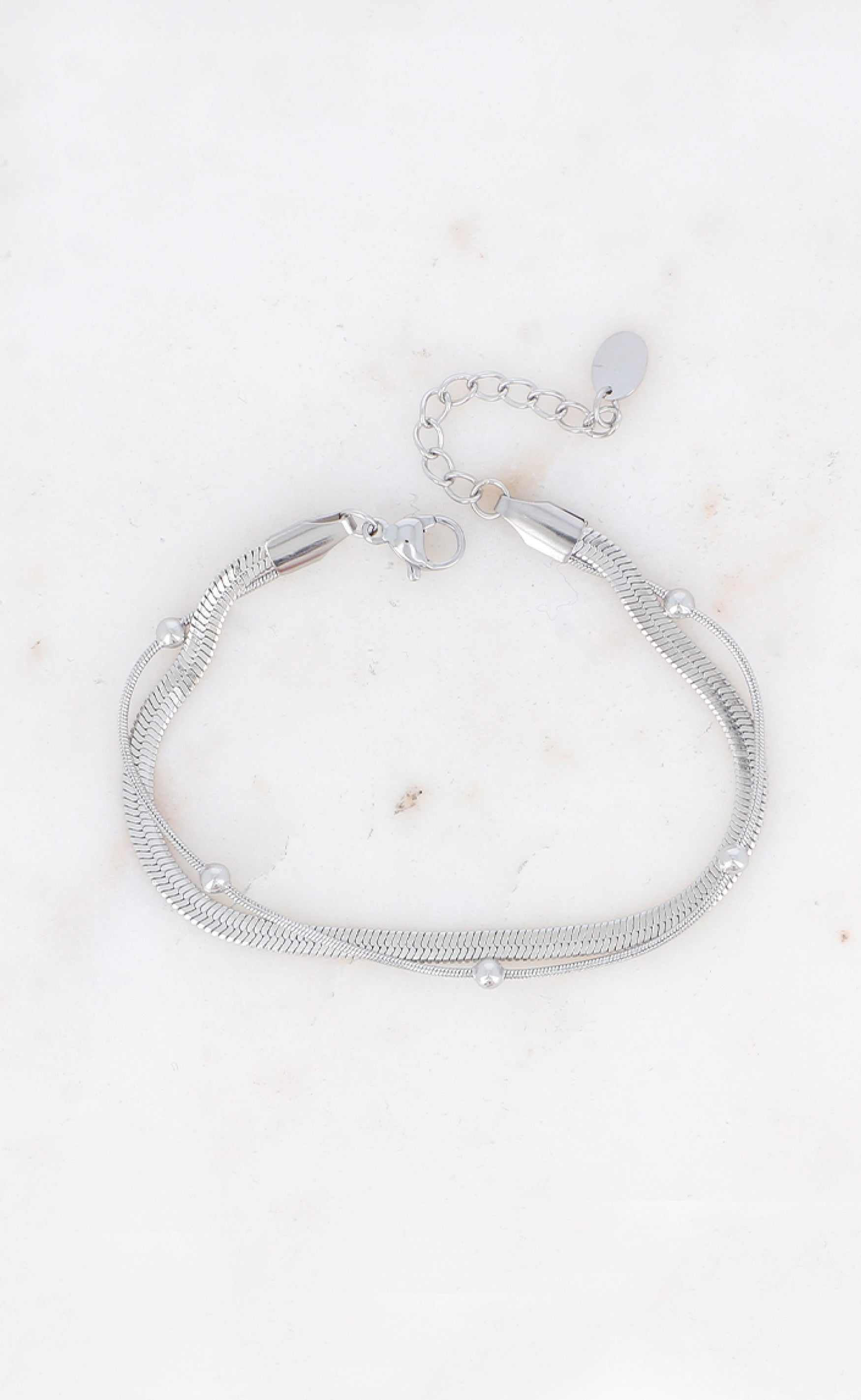 Smykkeli Copenhagen Armbånd - Barcelona - Silver