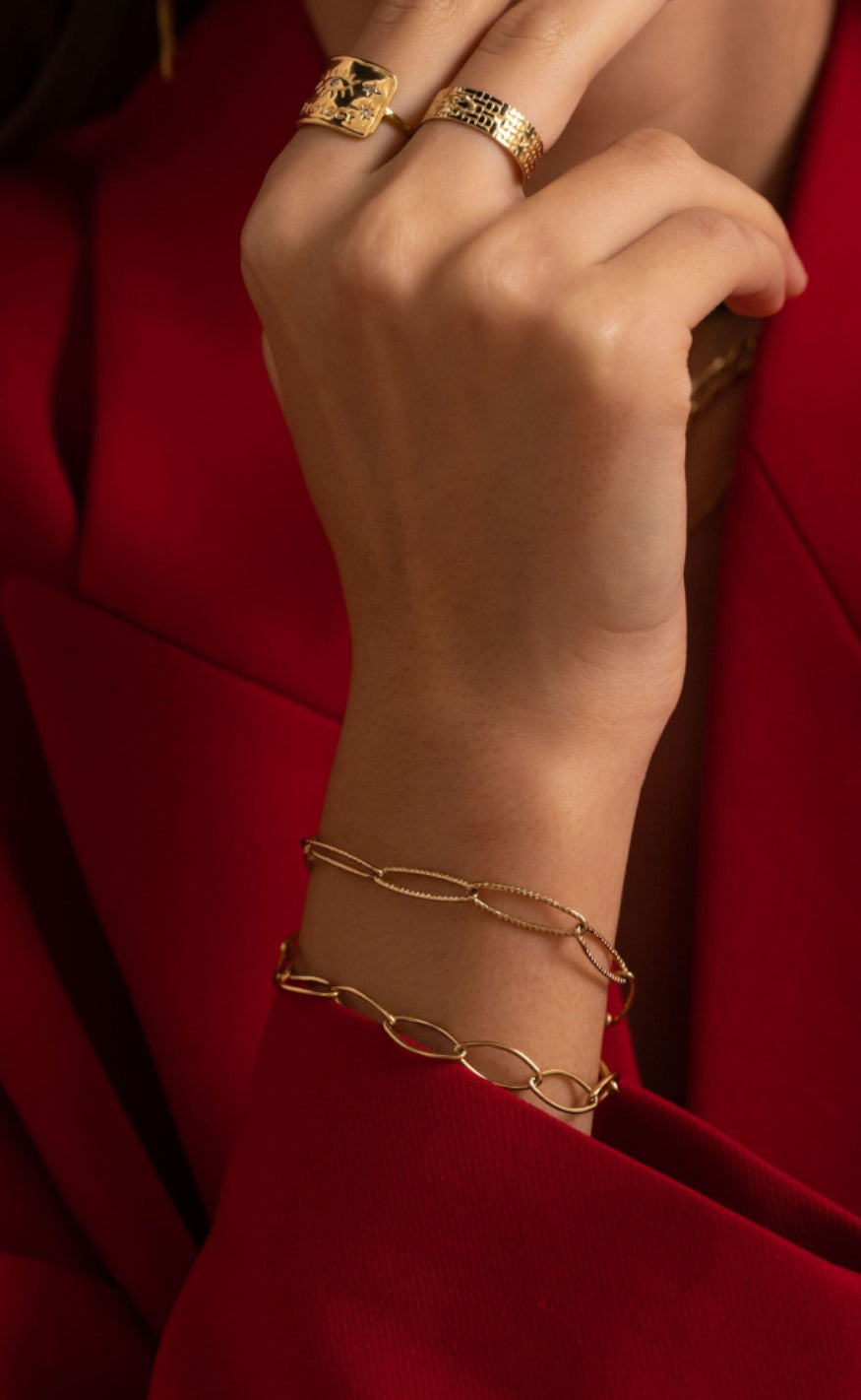 Smykkeli Copenhagen Armbånd - Cologne - Gold