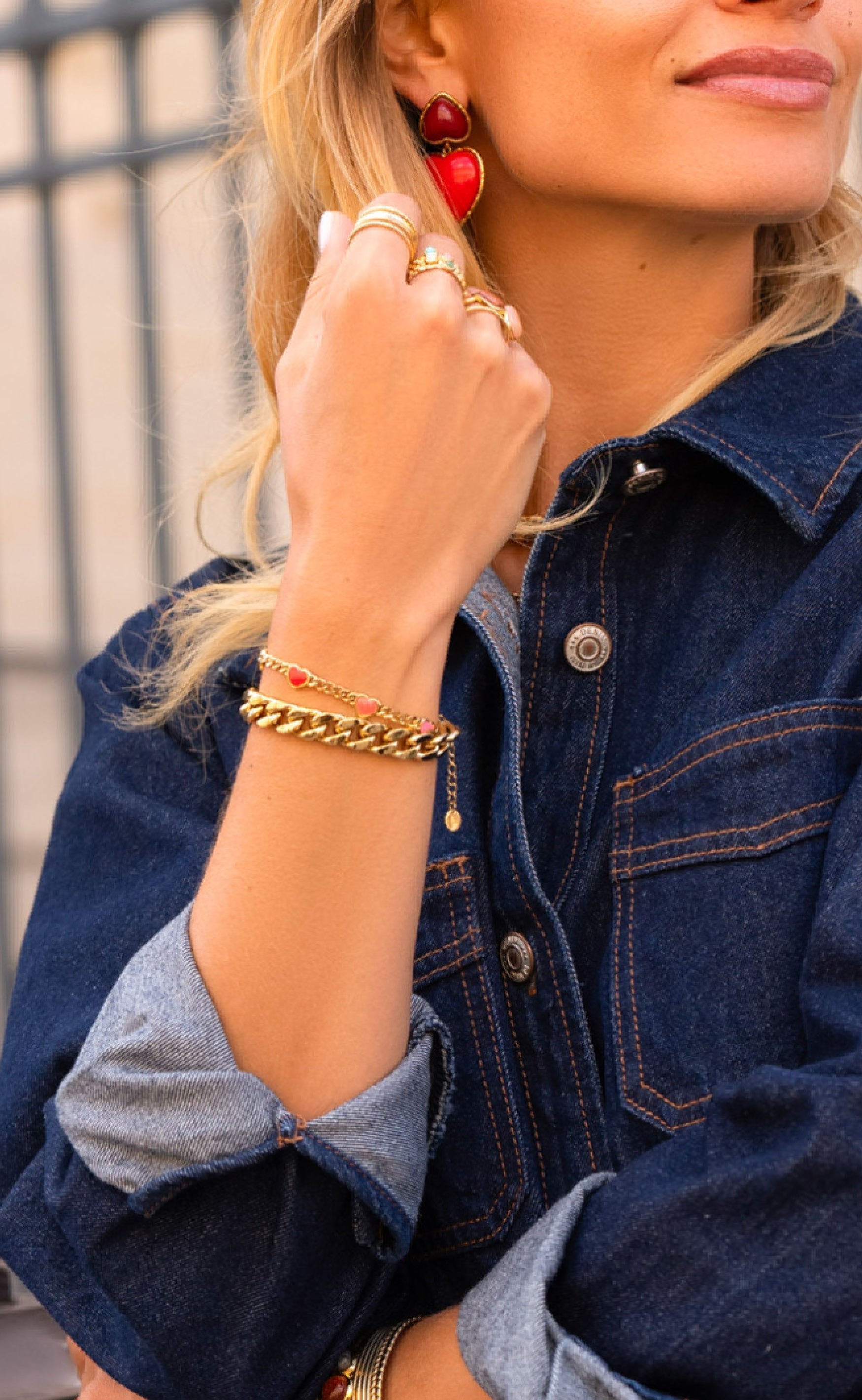 Smykkeli Copenhagen Armbånd - Venice - Gold Chain
