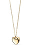Smykkeli Copenhagen Halskjede - Houston Heart - Gold Colour