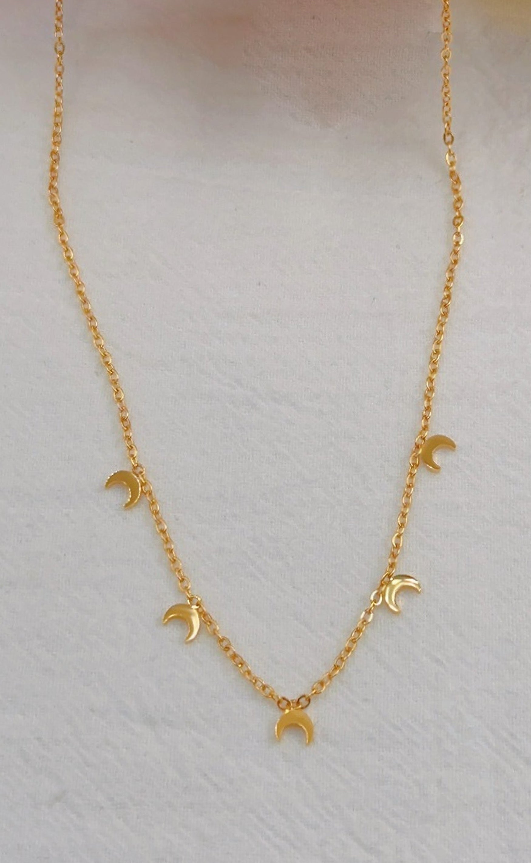 Smykkeli Copenhagen Halskjede - Oslo Moon - Gold