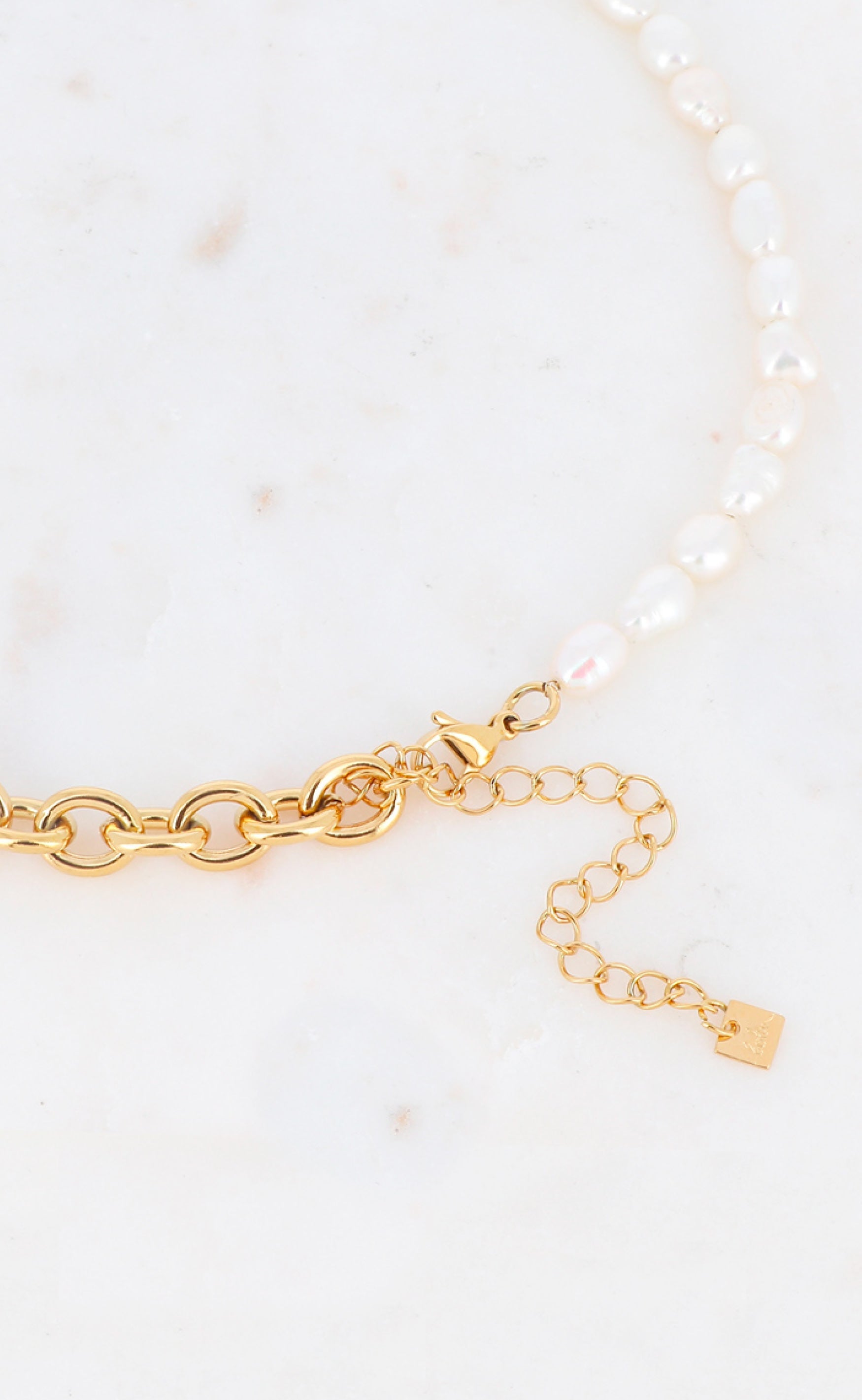 Smykkeli Copenhagen Halskjede - Paris -  Gold w. Freshwater Pearls