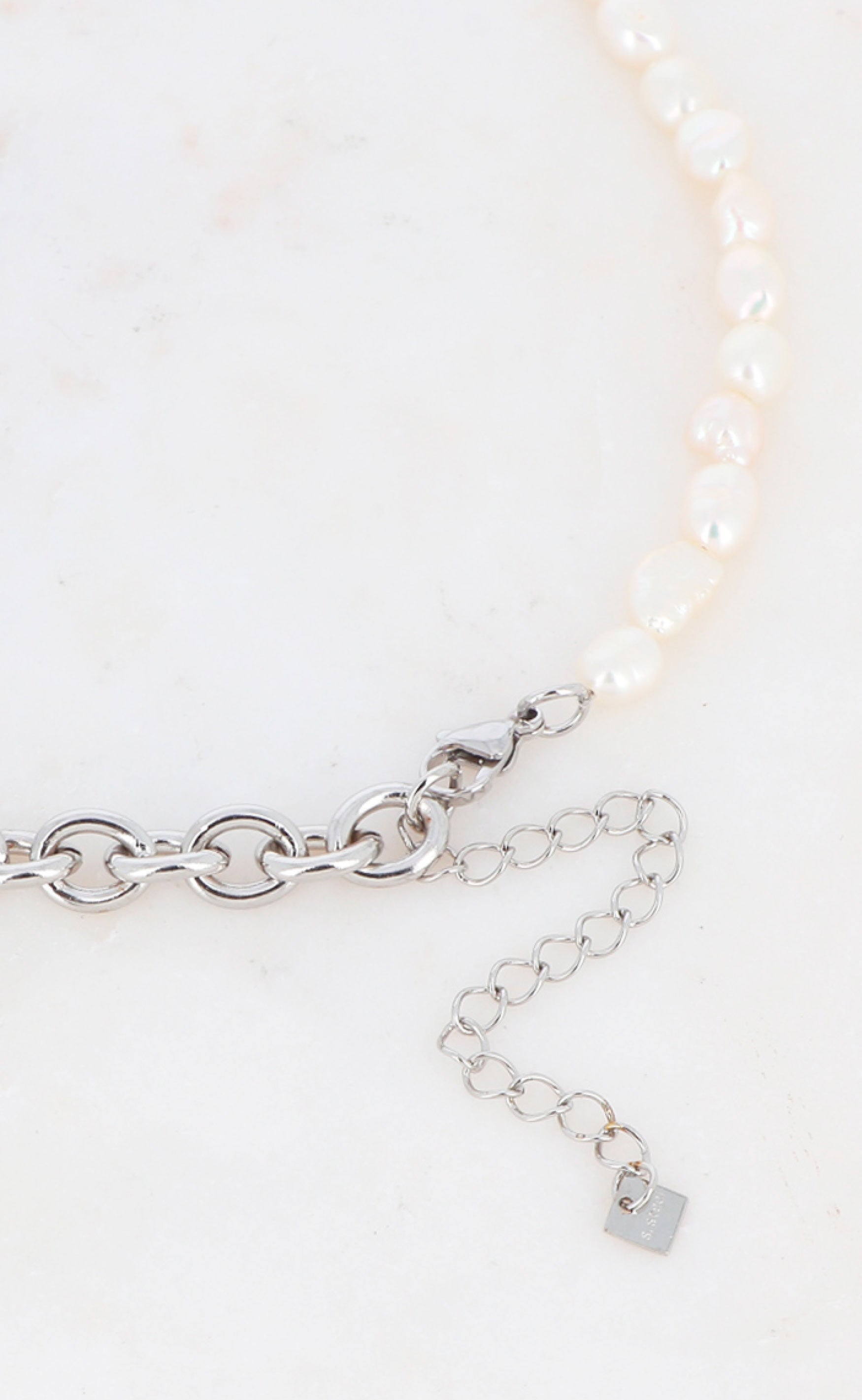 Smykkeli Copenhagen Halskjede - Paris -  Silver w. Freshwater Pearls