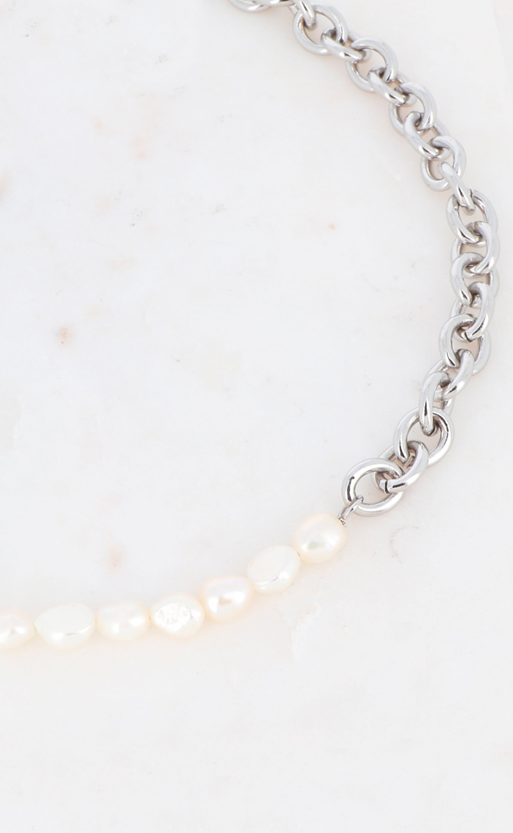 Smykkeli Copenhagen Halskjede - Paris -  Silver w. Freshwater Pearls