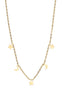Smykkeli Copenhagen Halskjede - Porto Moon & Stars - Gold Colour