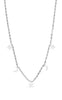 Smykkeli Copenhagen Halskjede - Porto Moon & Stars - Silver Colour