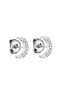 Smykkeli Copenhagen Øredobber - Berlin Mini Moon - Silver Colour