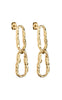 Smykkeli Copenhagen Øredobber - Cairo - Gold Colour Hammered