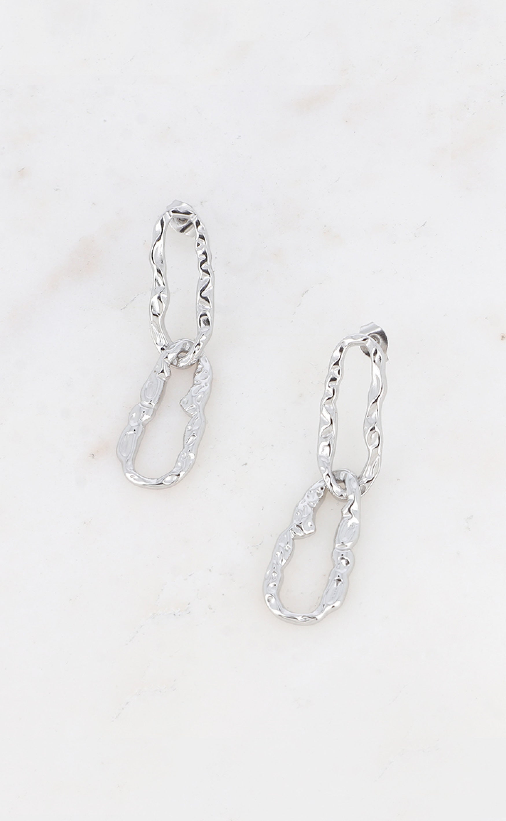 Smykkeli Copenhagen Øreringer - Cairo - Silver Hammered