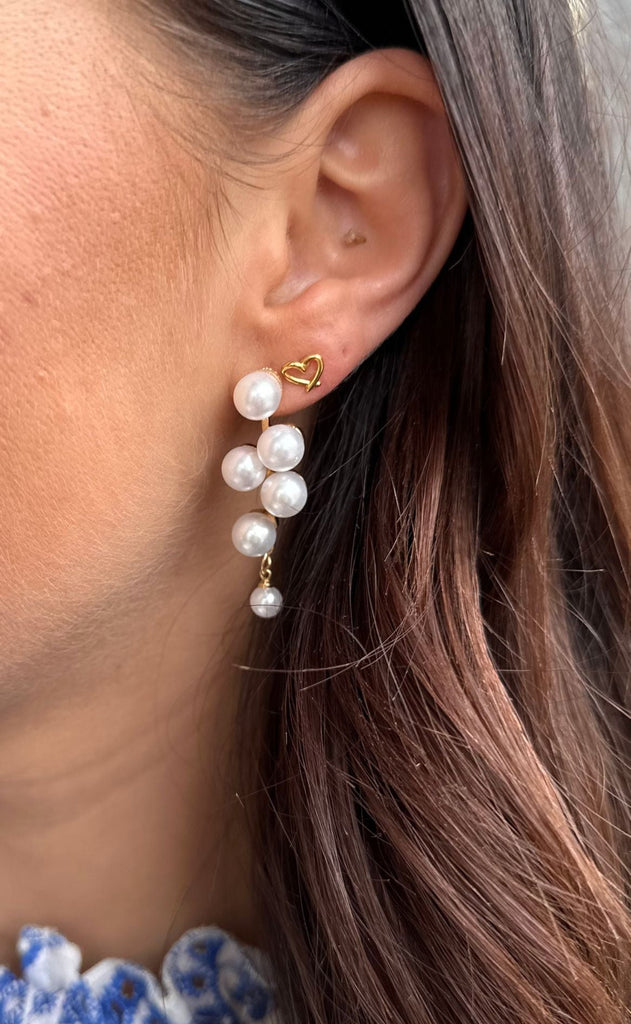 Smykkeli Copenhagen Øreringer - Capri - Pearl