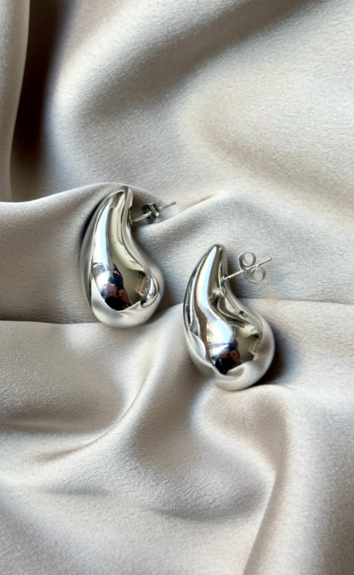 Smykkeli Copenhagen Øreringer - Dakota Drop - Silver