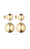 Smykkeli Copenhagen Øredobber - Drop Ball - Gold Colour