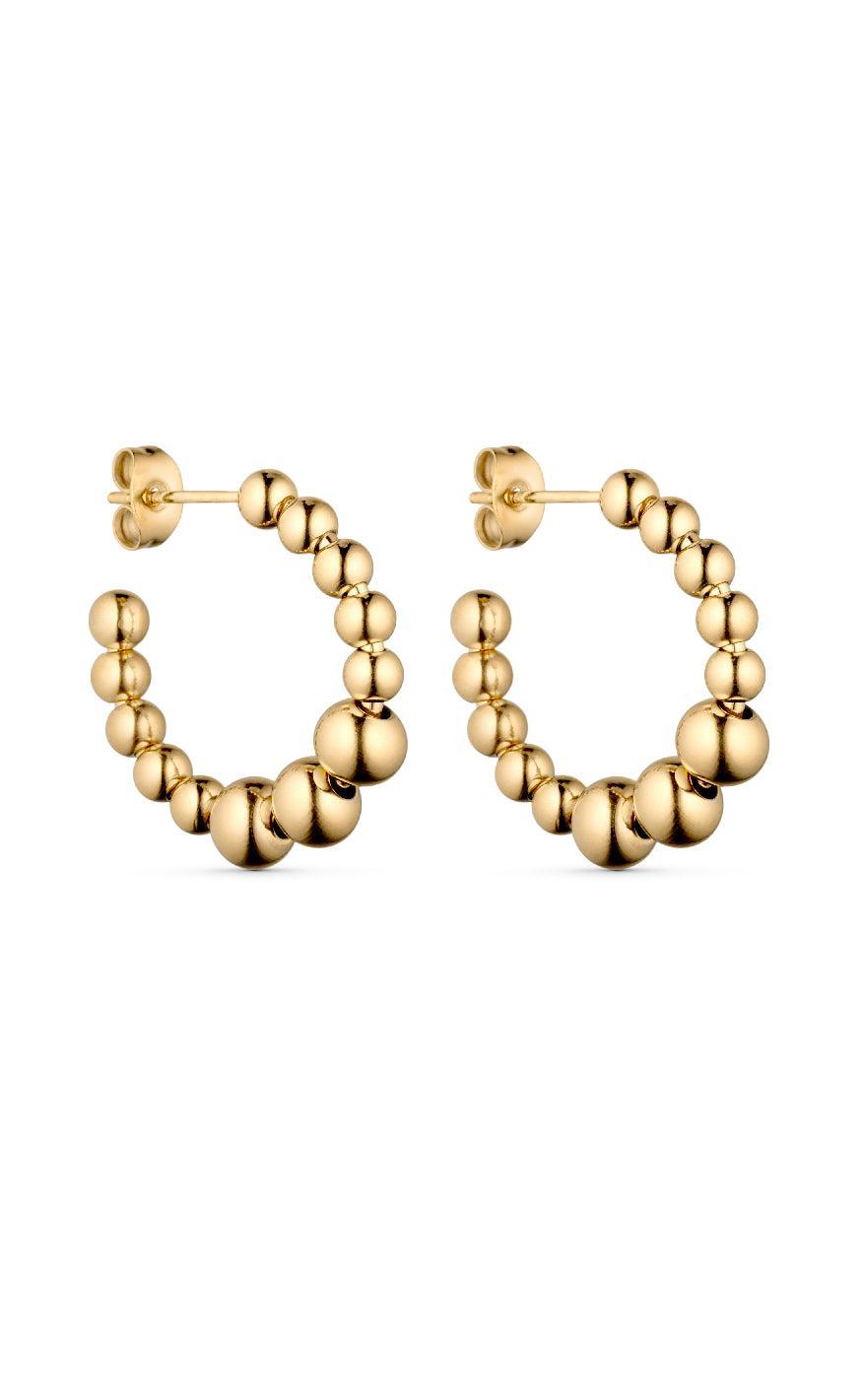 Smykkeli Copenhagen Øreringe - Emily - Gold Colour