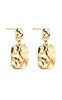 Smykkeli Copenhagen Øredobber - Hanna Hammered - Gold Colour