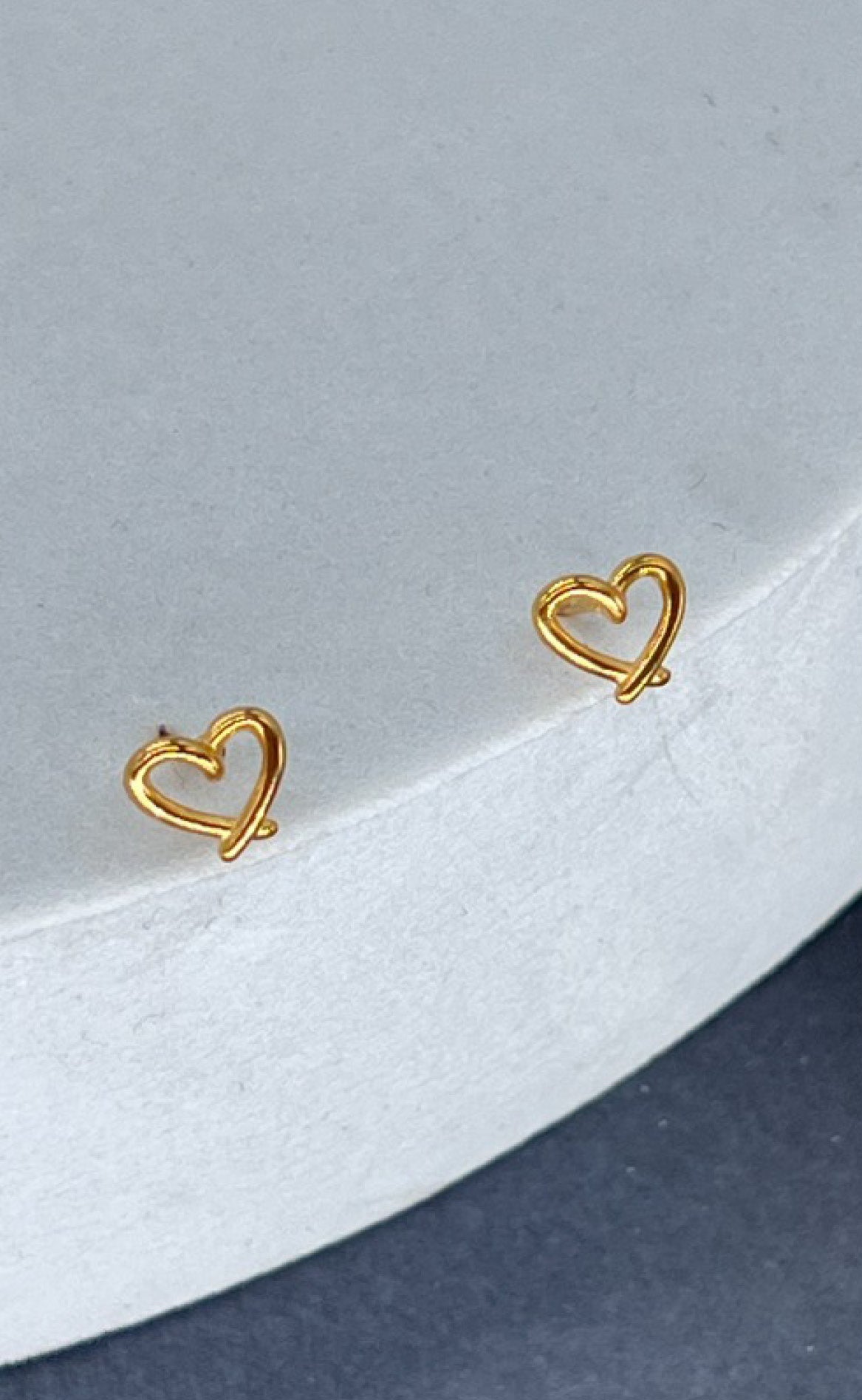 Smykkeli Copenhagen Øreringer - Hollywood Heart - Gold