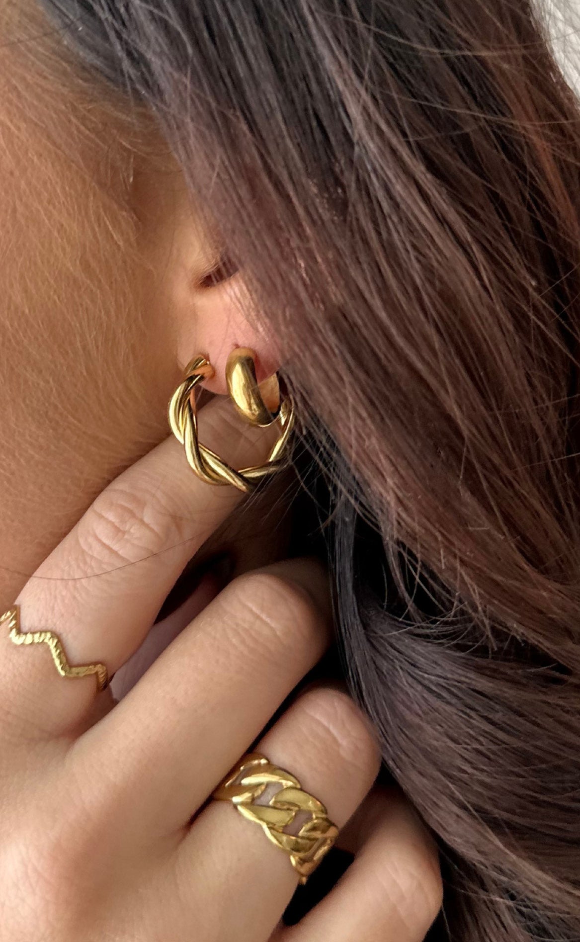 Smykkeli Copenhagen Øreringer / Hoops - Ibiza - Gold