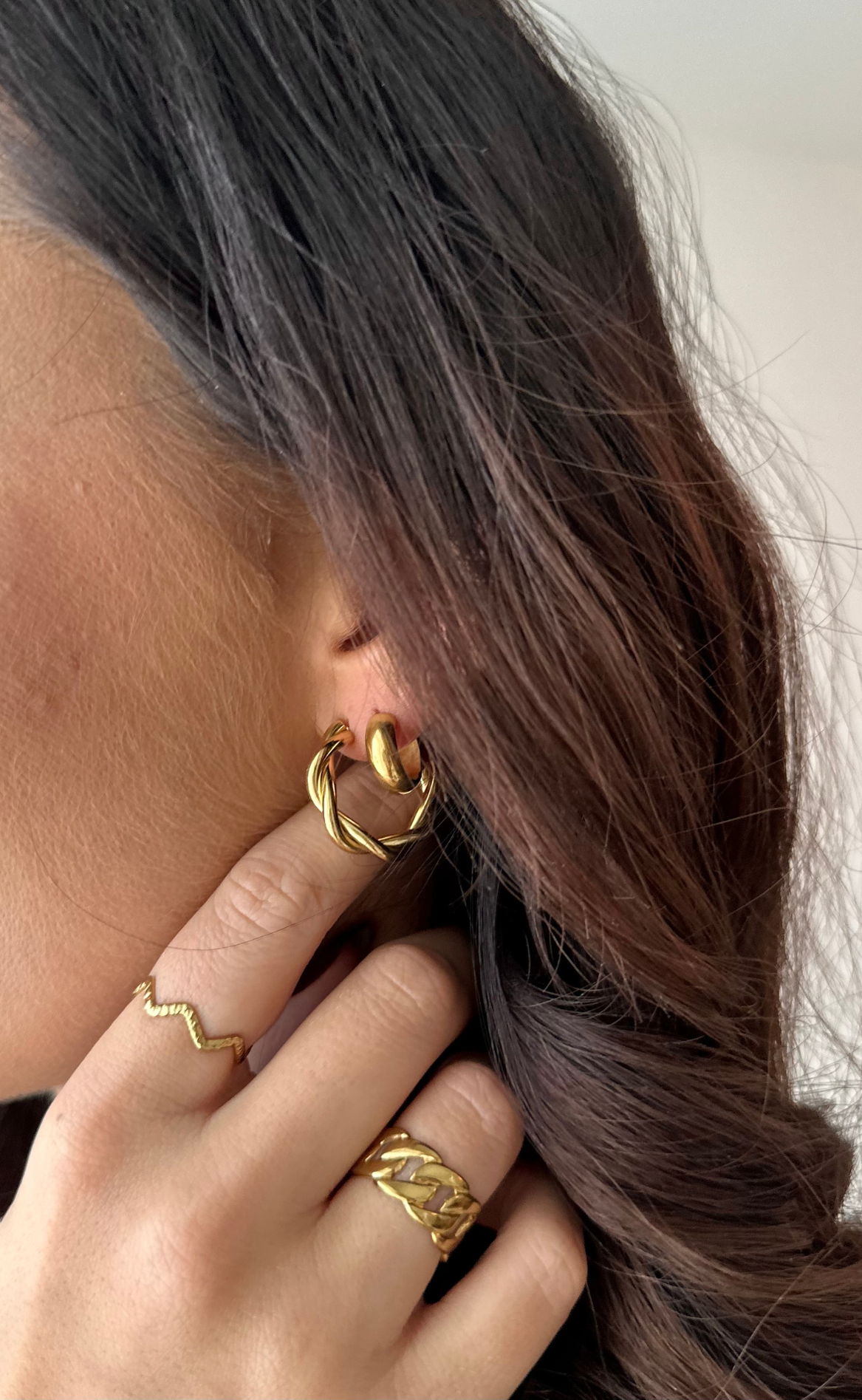 Smykkeli Copenhagen Øreringer / Hoops - Ibiza - Gold