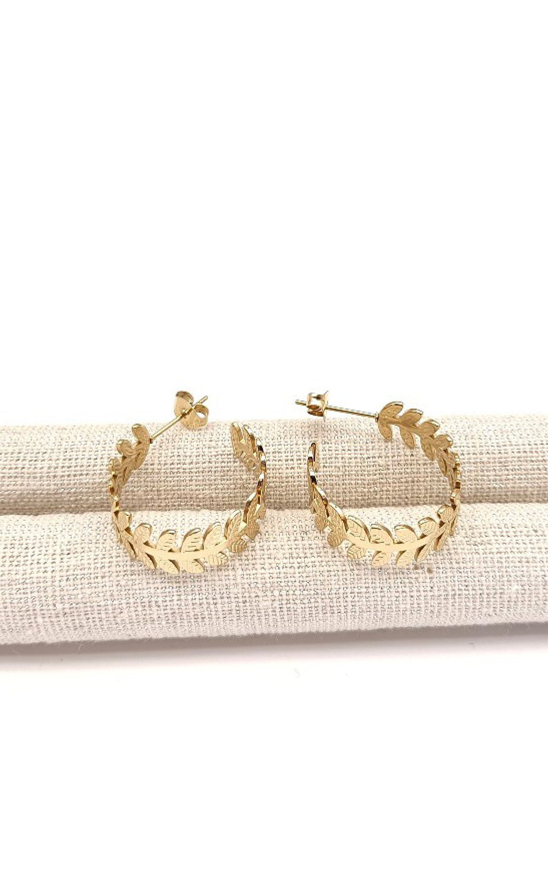 Smykkeli Copenhagen Øreringer / Hoops - Malaga - Gold