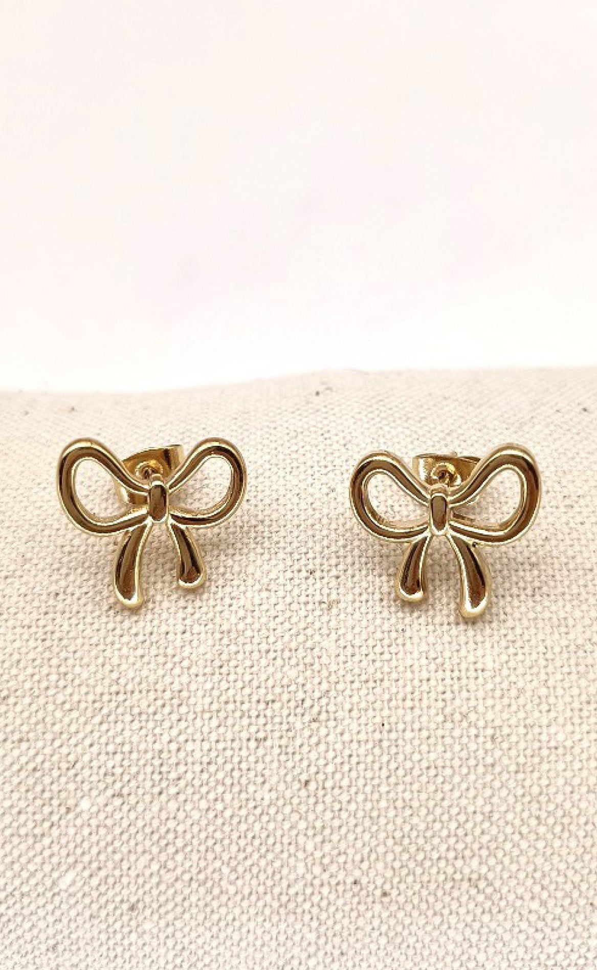 Smykkeli Copenhagen Øreringer - Las Vegas Bow - Gold
