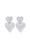 Smykkeli Copenhagen Øreringer - Marseille Heart - Silver