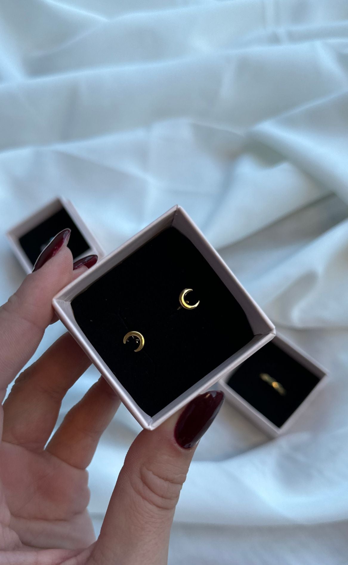 Smykkeli Copenhagen Øreringer - Montreal Moon - Gold