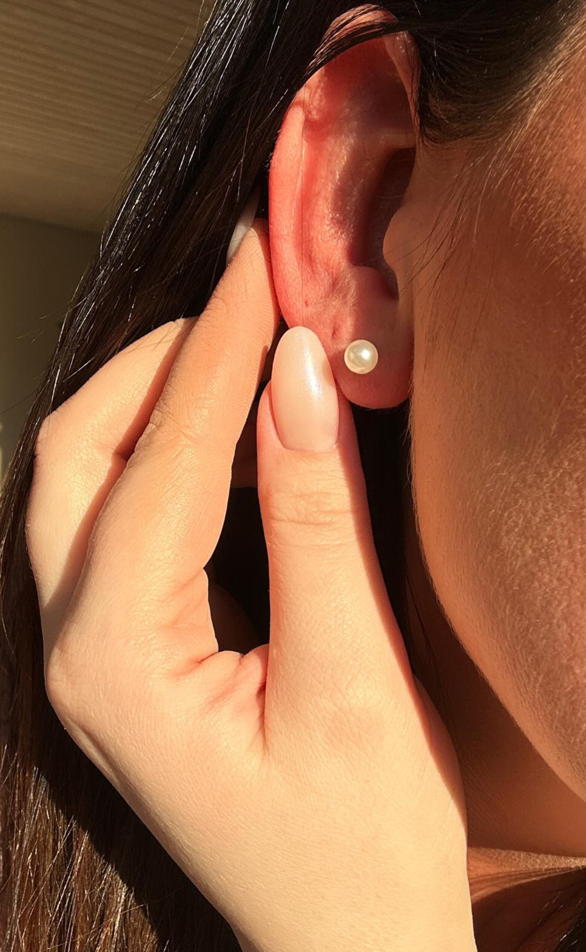 Smykkeli Copenhagen Øreringer - Mumbai - Gold w. Pearl