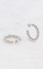 Smykkeli Copenhagen Øreringer - Taiwan Twisted Hoops - Silver