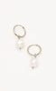 Smykkeli Copenhagen Øreringer - Tokyo - Silver w. Freshwater Pearl