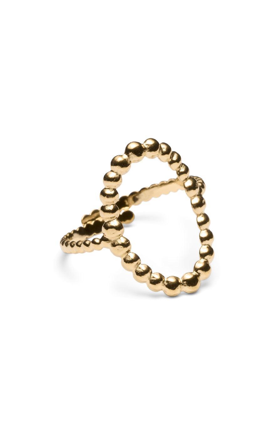 Smykkeli Copenhagen Ring - Alaska - Gold Colour