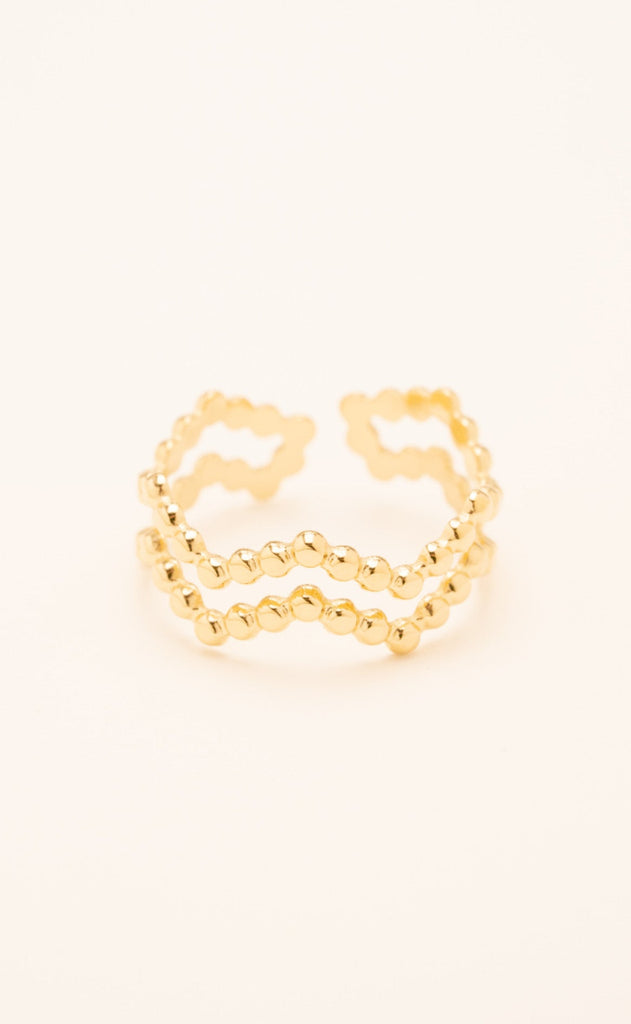 Smykkeli Copenhagen Ring - Bari - Gold