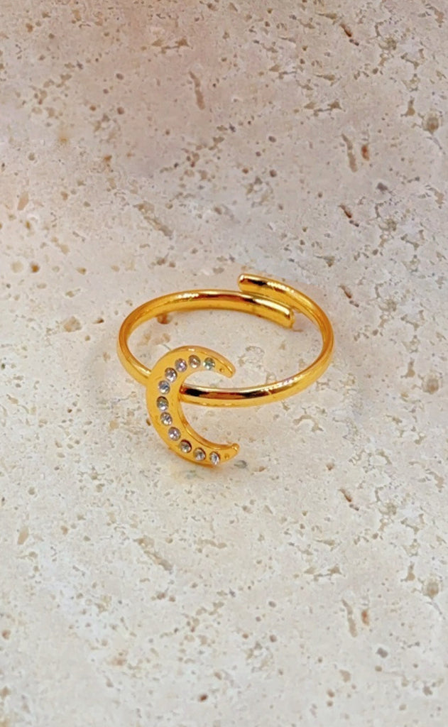 Smykkeli Copenhagen Ring - Havana Moon - Gold