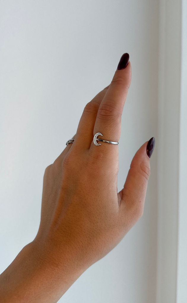 Smykkeli Copenhagen Ring - Havana Moon - Silver