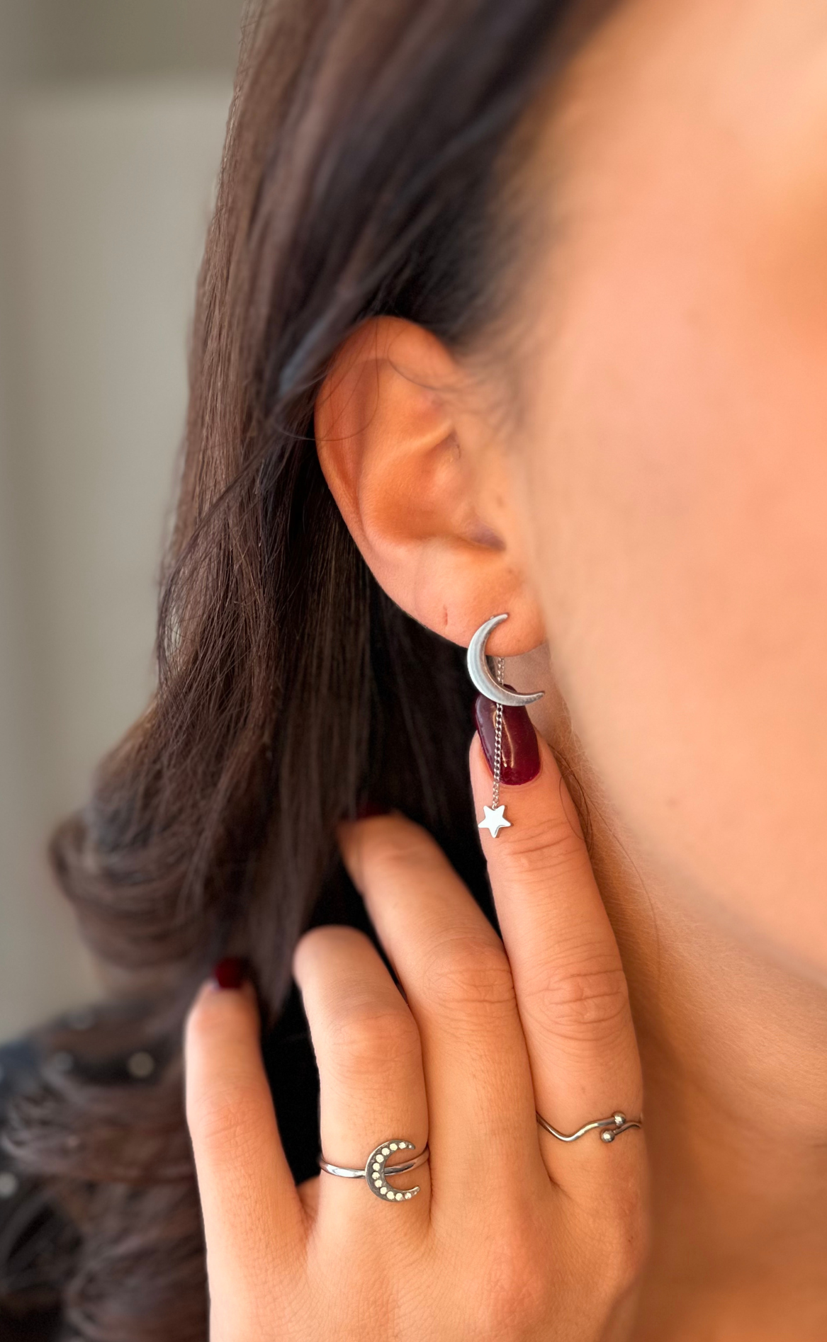 Smykkeli Copenhagen Ring - Havana Moon - Silver