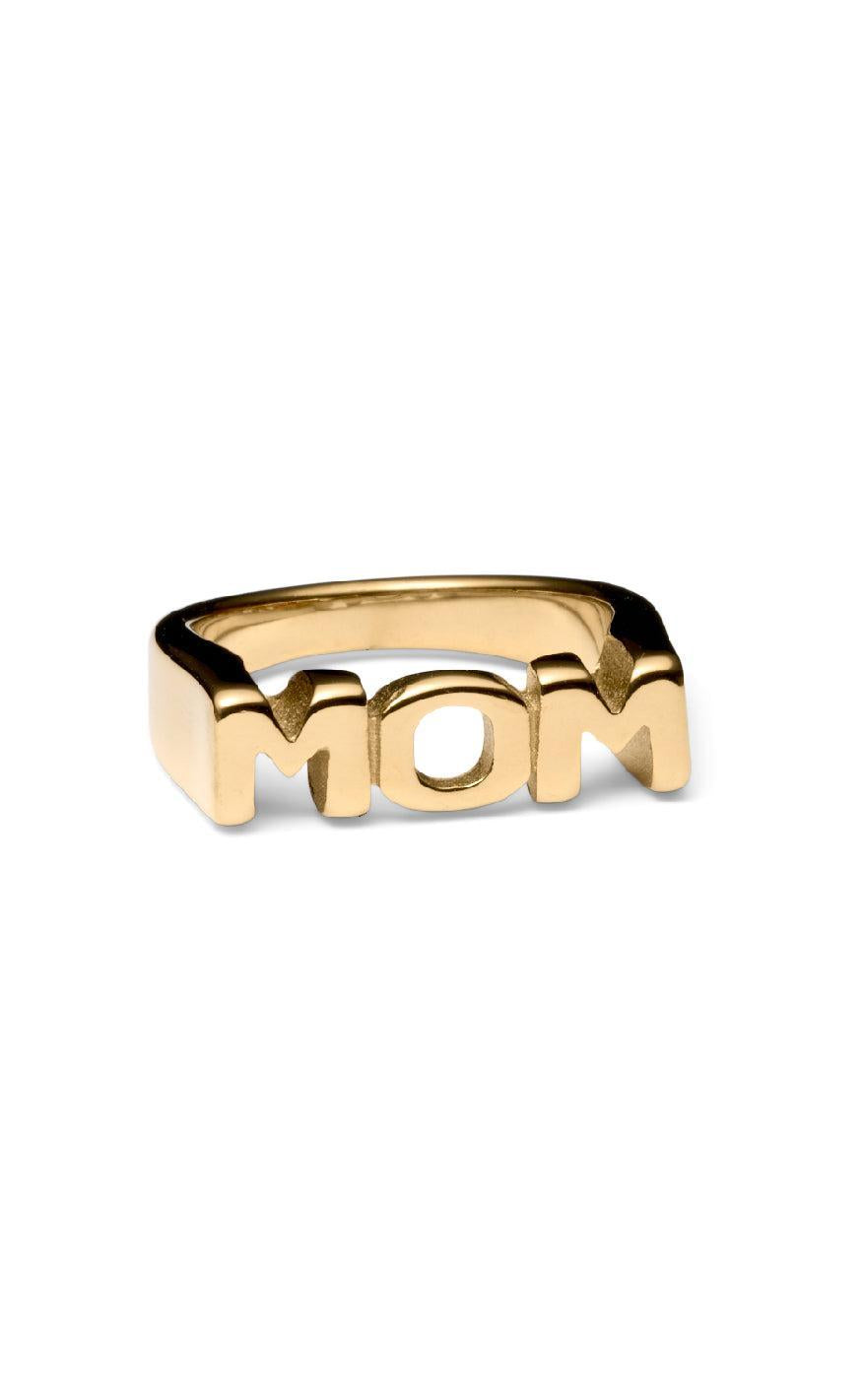 Smykkeli Copenhagen Ring - Mom - Golden