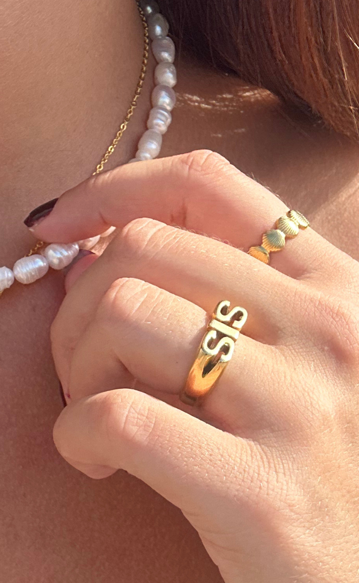 Smykkeli Copenhagen Ring - Sis - Golden