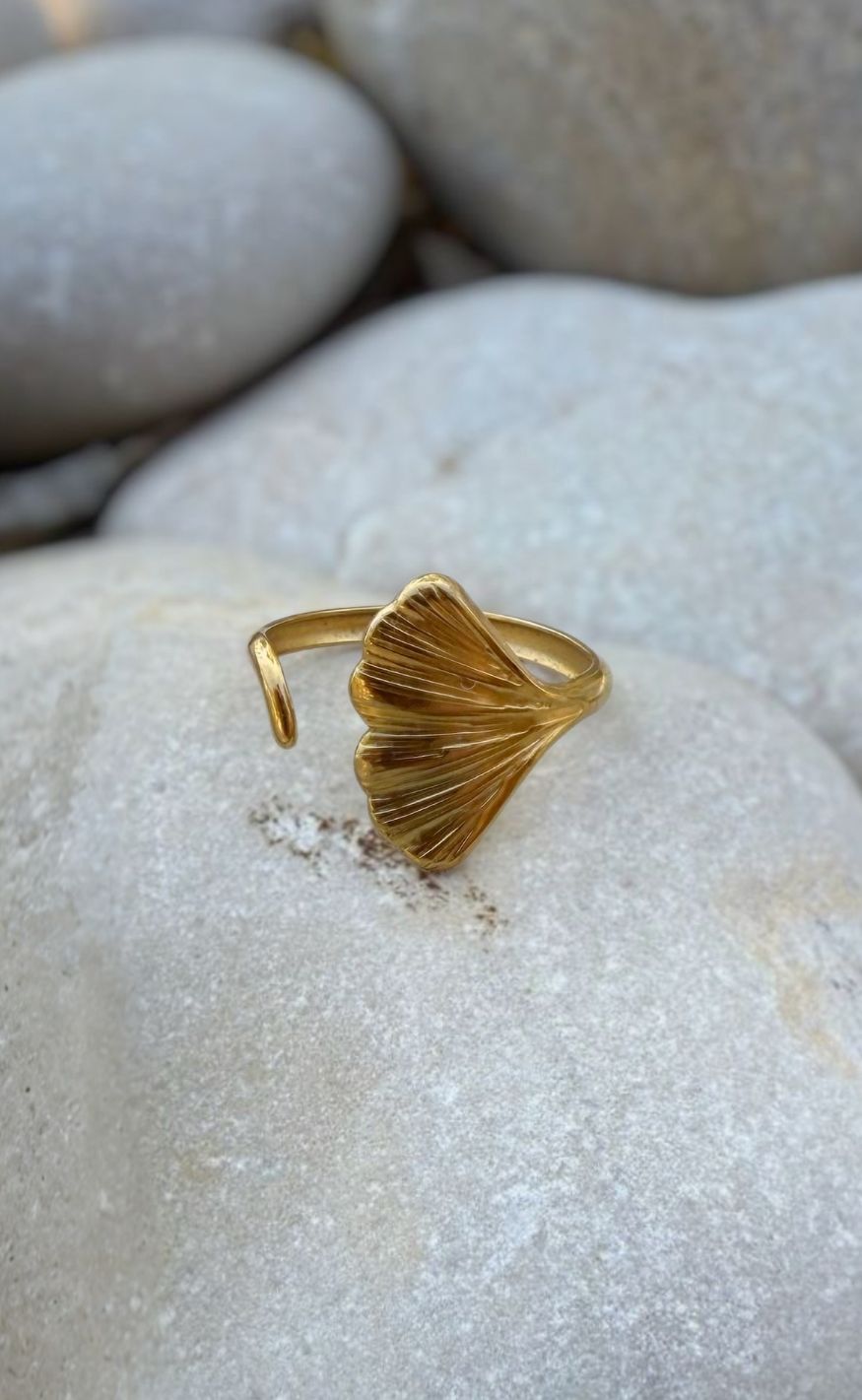 Smykkeli Copenhagen Ring - Stine - Gold Colour
