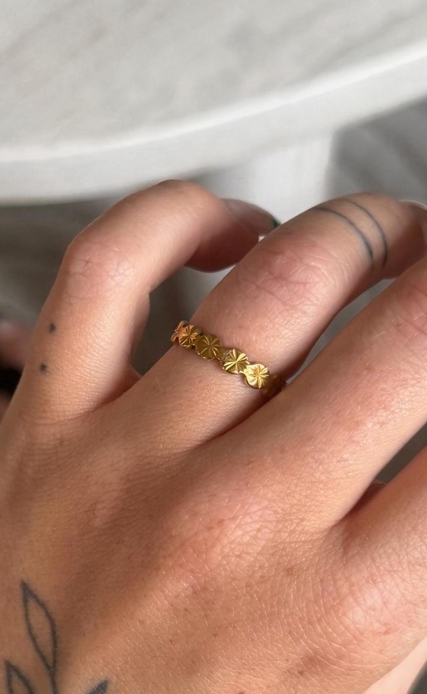 Smykkeli Copenhagen Ring - Sunny - Gold Colour