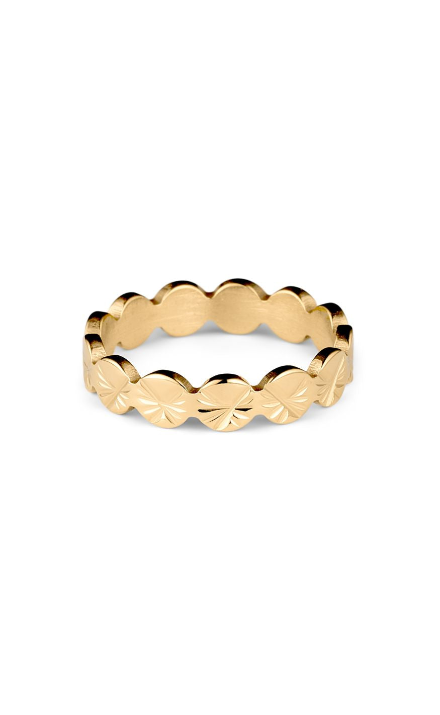 Smykkeli Copenhagen Ring - Sunny - Gold Colour