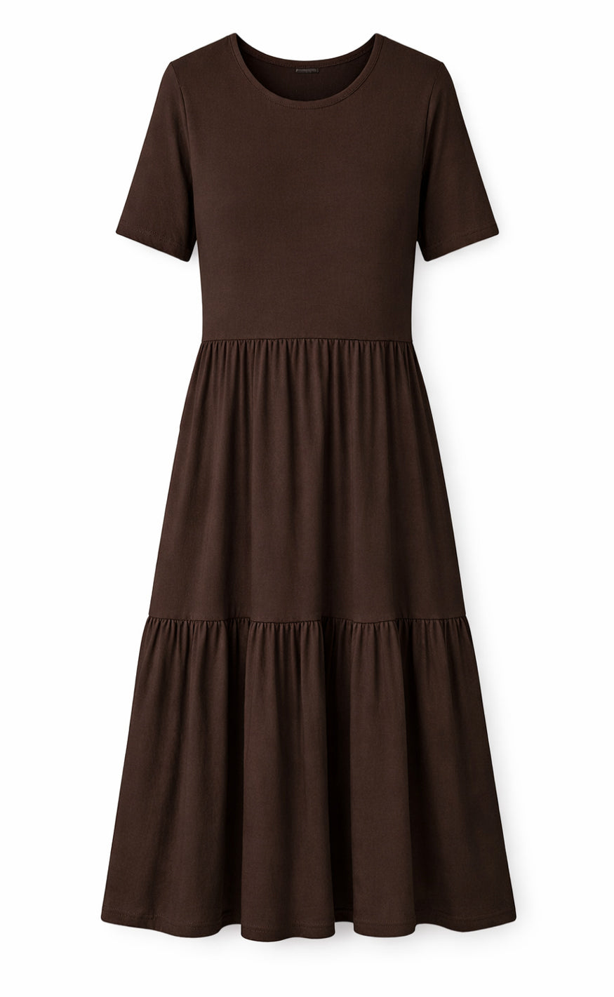 Say INA Copenhagen Kjole - Soffi - Dark Brown