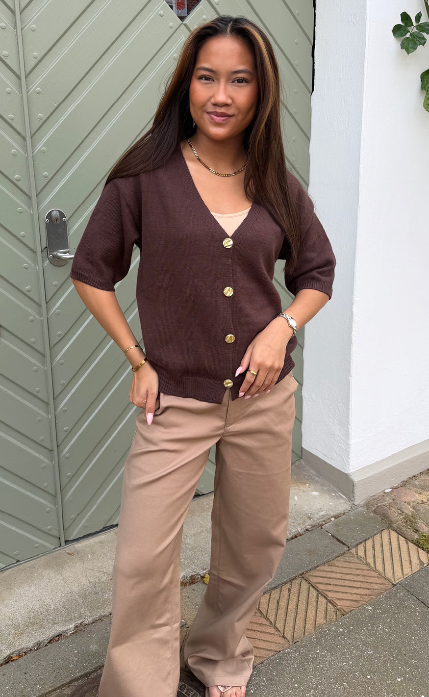 Say INA Copenhagen - Annika Knit - Dark Brown