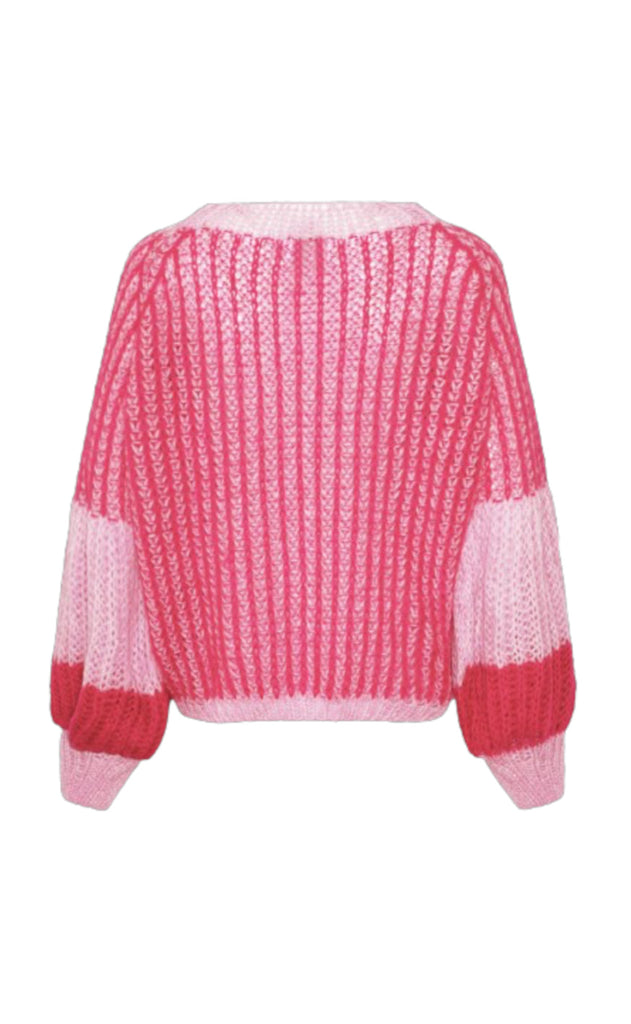 Noella Sweater - Liana Knit - Pink Bubblegum