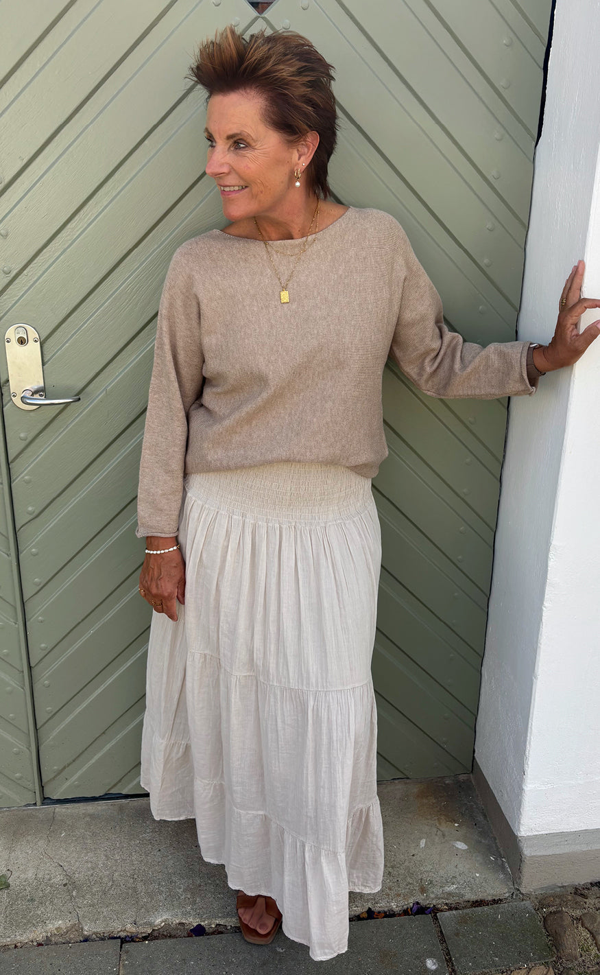 Say INA Copenhagen Genser - Malou Knit - Camel