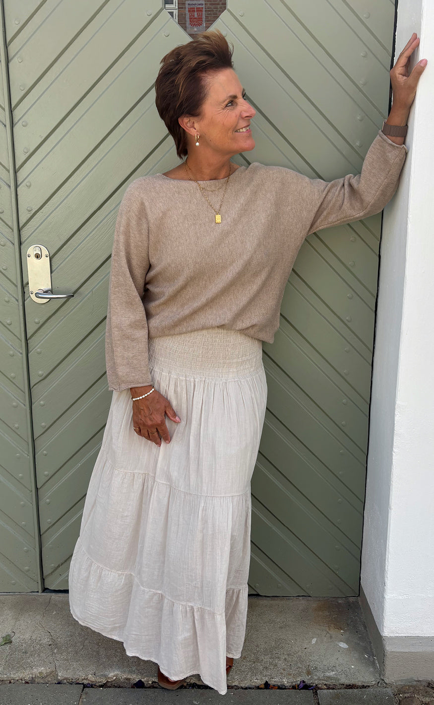 Say INA Copenhagen Genser - Malou Knit - Camel