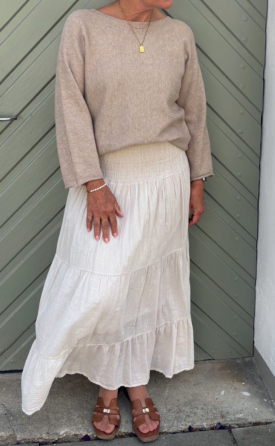 Say INA Copenhagen Genser - Malou Knit - Camel