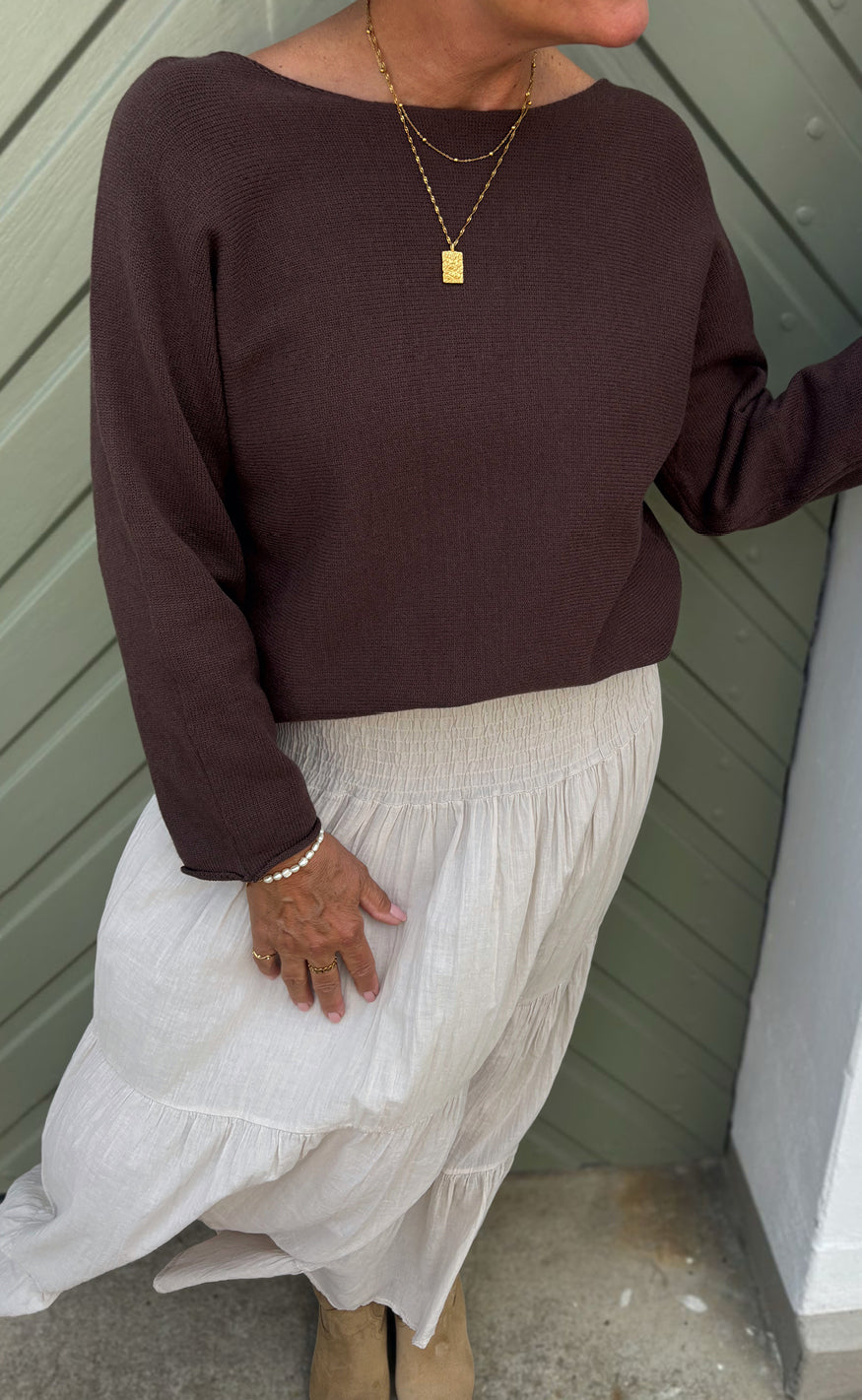 Say INA Copenhagen - Malou Knit - Dark Brown