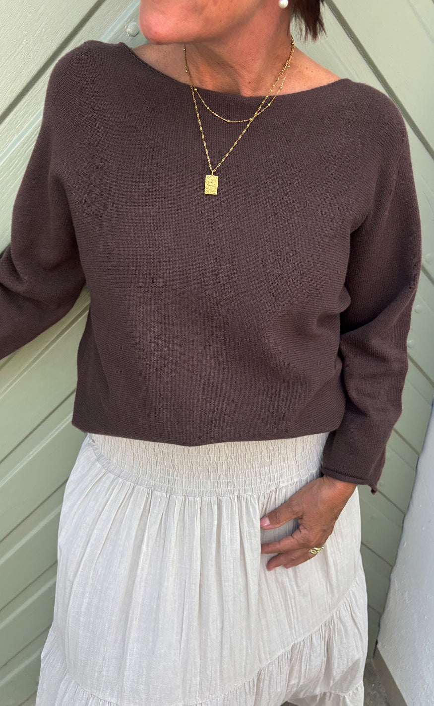 Say INA Copenhagen - Malou Knit - Dark Brown