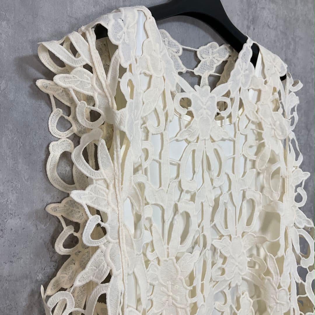Tim & Simonsen Topp - Gudrun Lace - Ivory