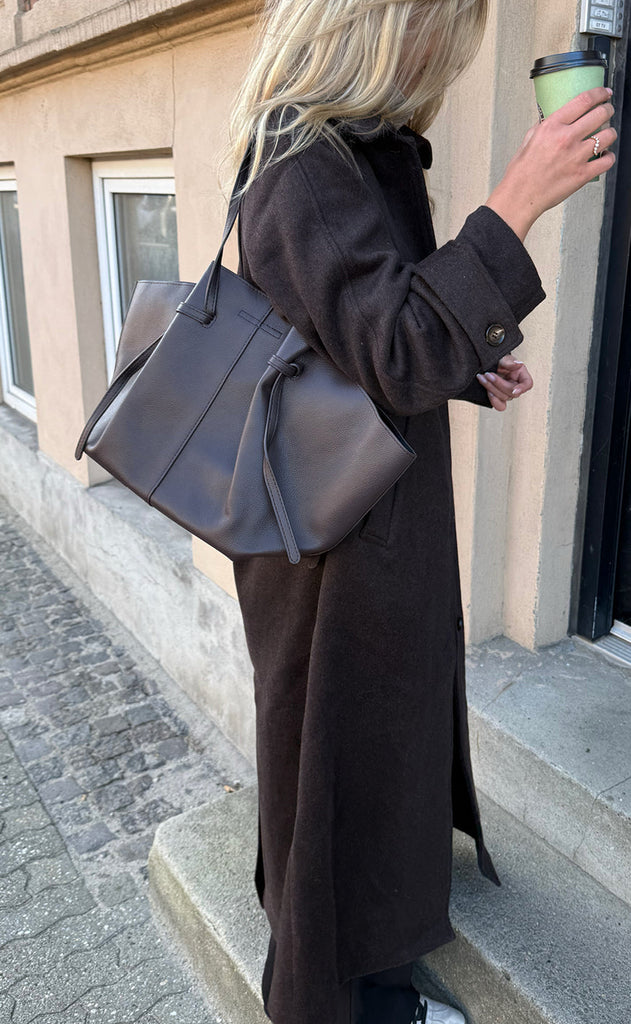 Say INA Copenhagen Veske - Amanda - Dark Brown PU Leather