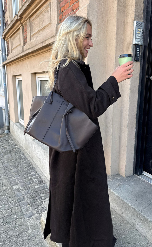 Say INA Copenhagen Veske - Amanda - Dark Brown PU Leather