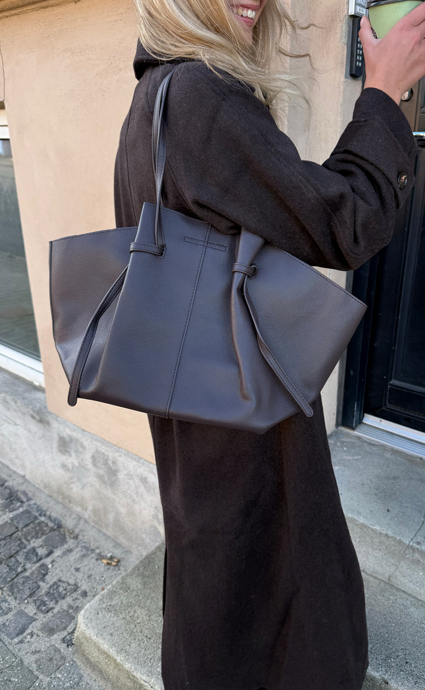 Say INA Copenhagen Veske - Amanda - Dark Brown PU Leather
